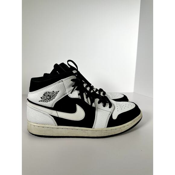 Nike Air Jordan 1 Retro High OG “Black/White Panda” Men’s 12 555088-010 Leather - Picture 2 of 11